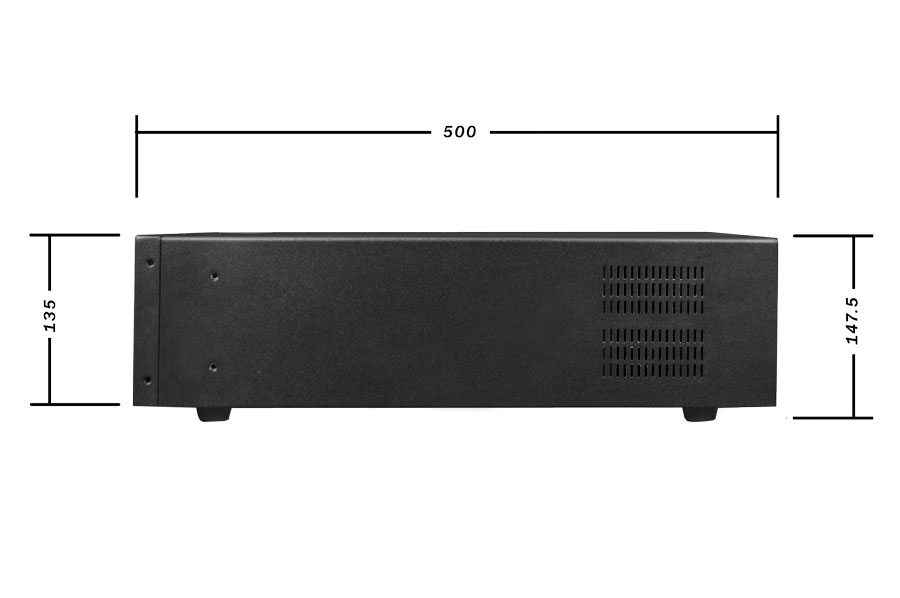 یو پی اس سری SDC مدل SDC6000X-RT-3U UPS FARATEL SDC6000X0RT 3U