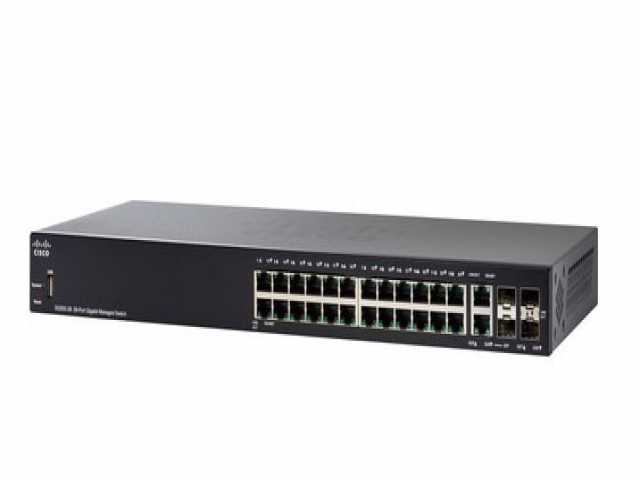 سوئیچ شبکه سیسکو 28 پورت SG350-28 Cisco SG350-28 Managed Switch