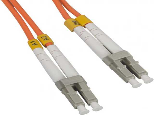 پچ کورد فیبر نوری اینفیلینک Infilink FO Patch Cord LC/PC-LC/PC, MM 50/125, Duplex, ,3.0mm, orange,1m 