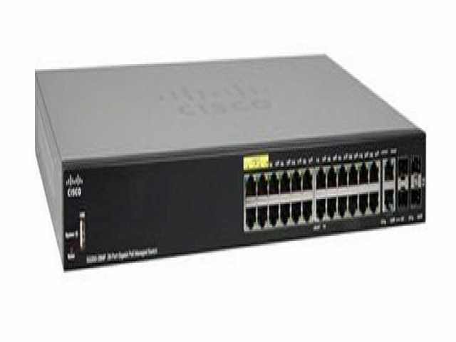 سوئیچ شبکه سیسکو SG350-28MP Cisco SG350-28MP 28-Port Gigabit PoE Managed Switch