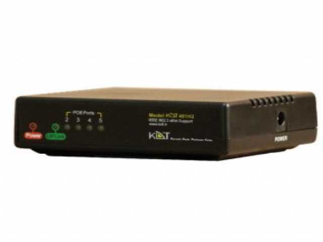 سوئیچ شبکه کی دی تی 4 پورت 401H2 KDT PoE Switch