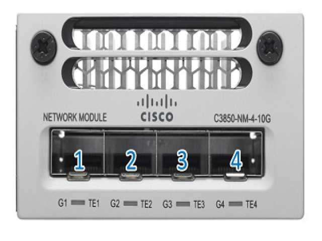 C3850-NM-4-10G ماژول سیسکو  Cisco Catalyst 3850 4 x 10GE Network Module
