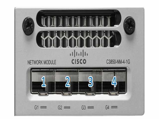 ماژول سیسکو C3850-NM-4-1G  Cisco Catalyst 3850 4 x 1GE Network Module