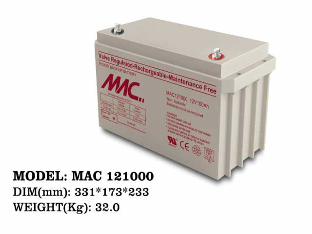باتری MAC 12V100Ah 